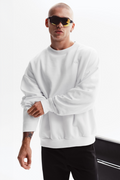 Accolade Crew Neck Pullover - White Man