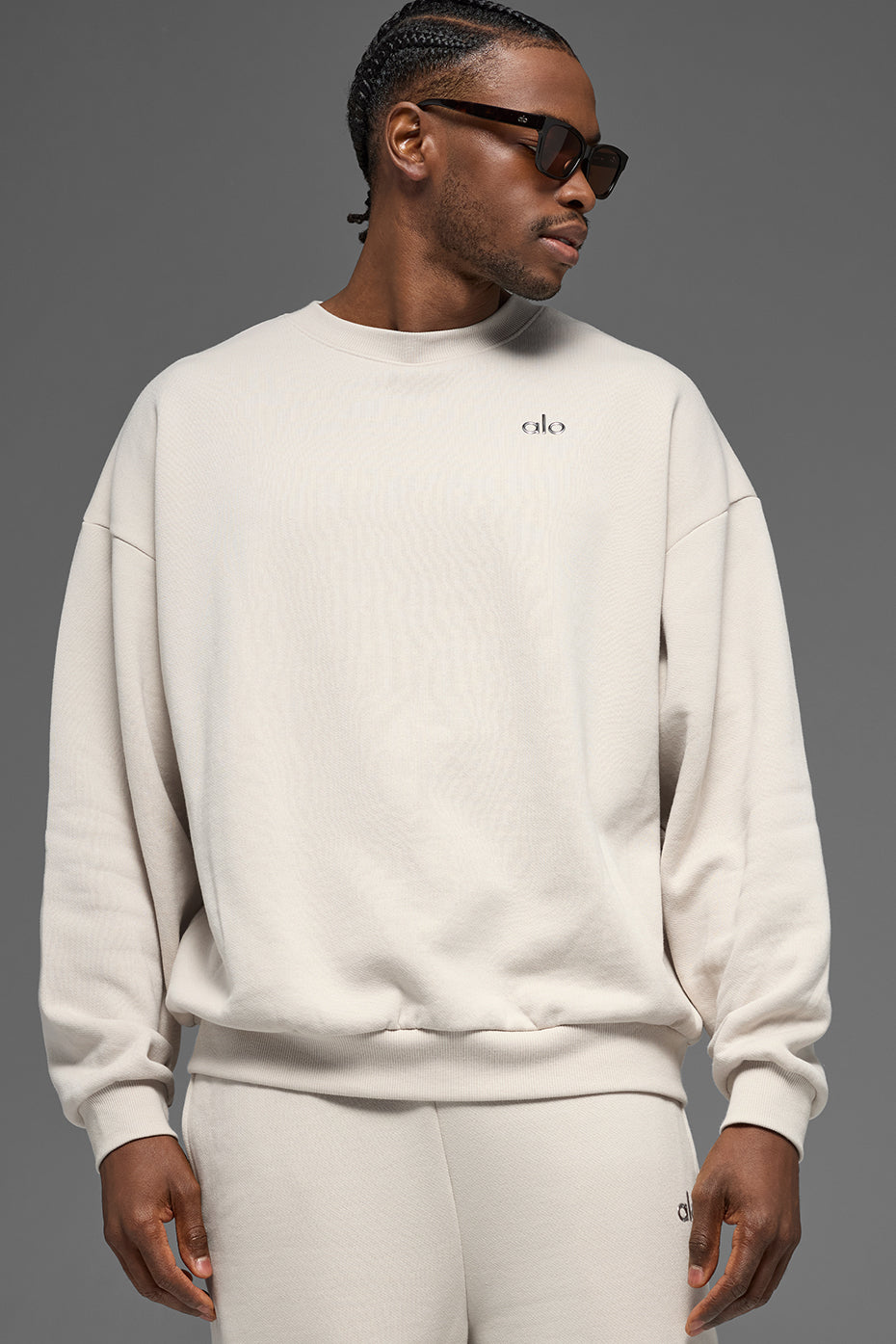 Accolade Crew Neck Pullover - Bone Man