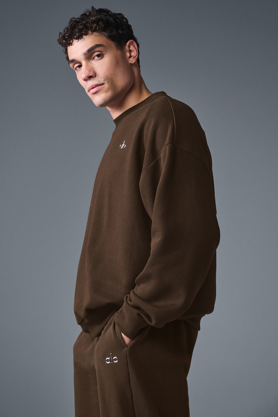 Accolade Crew Neck Pullover - Espresso Man