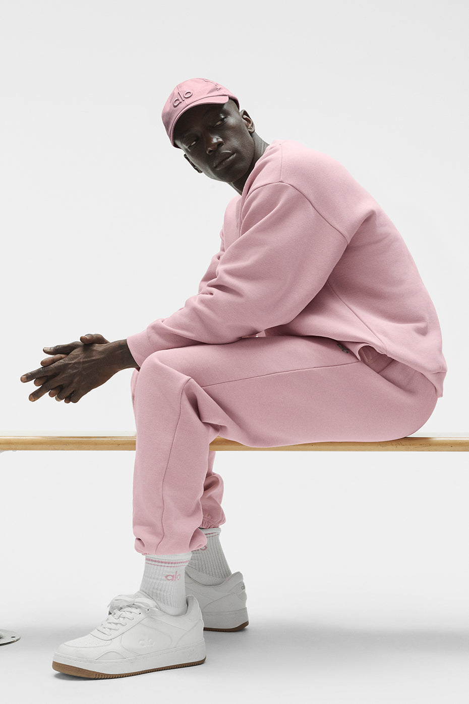 Accolade Crew Neck Pullover - Vintage Pink Man