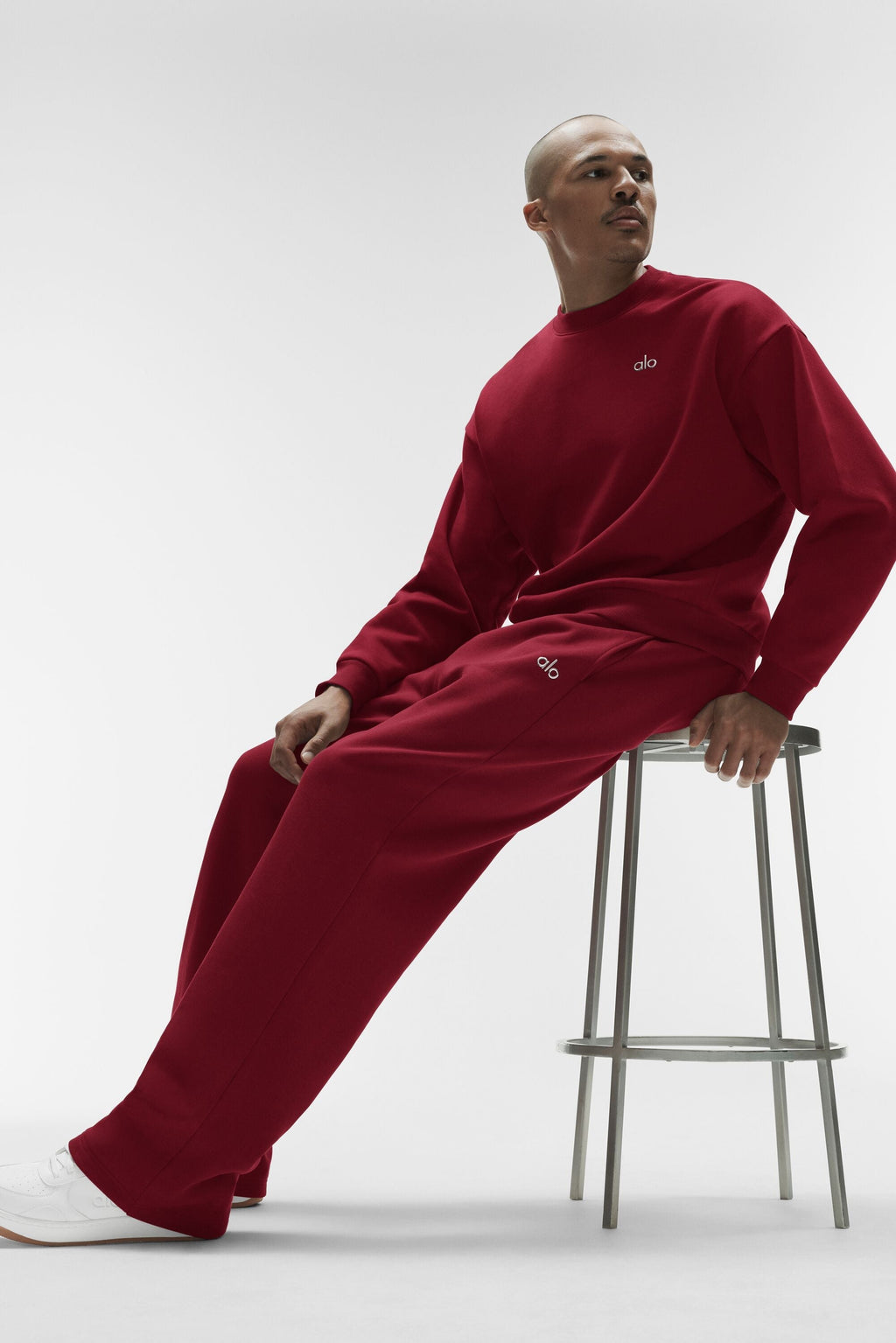 Accolade Crew Neck Pullover - Summer Romance Red Man