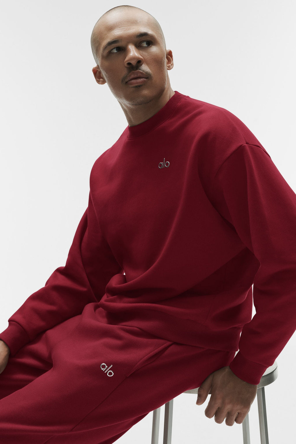 Accolade Crew Neck Pullover - Summer Romance Red Man