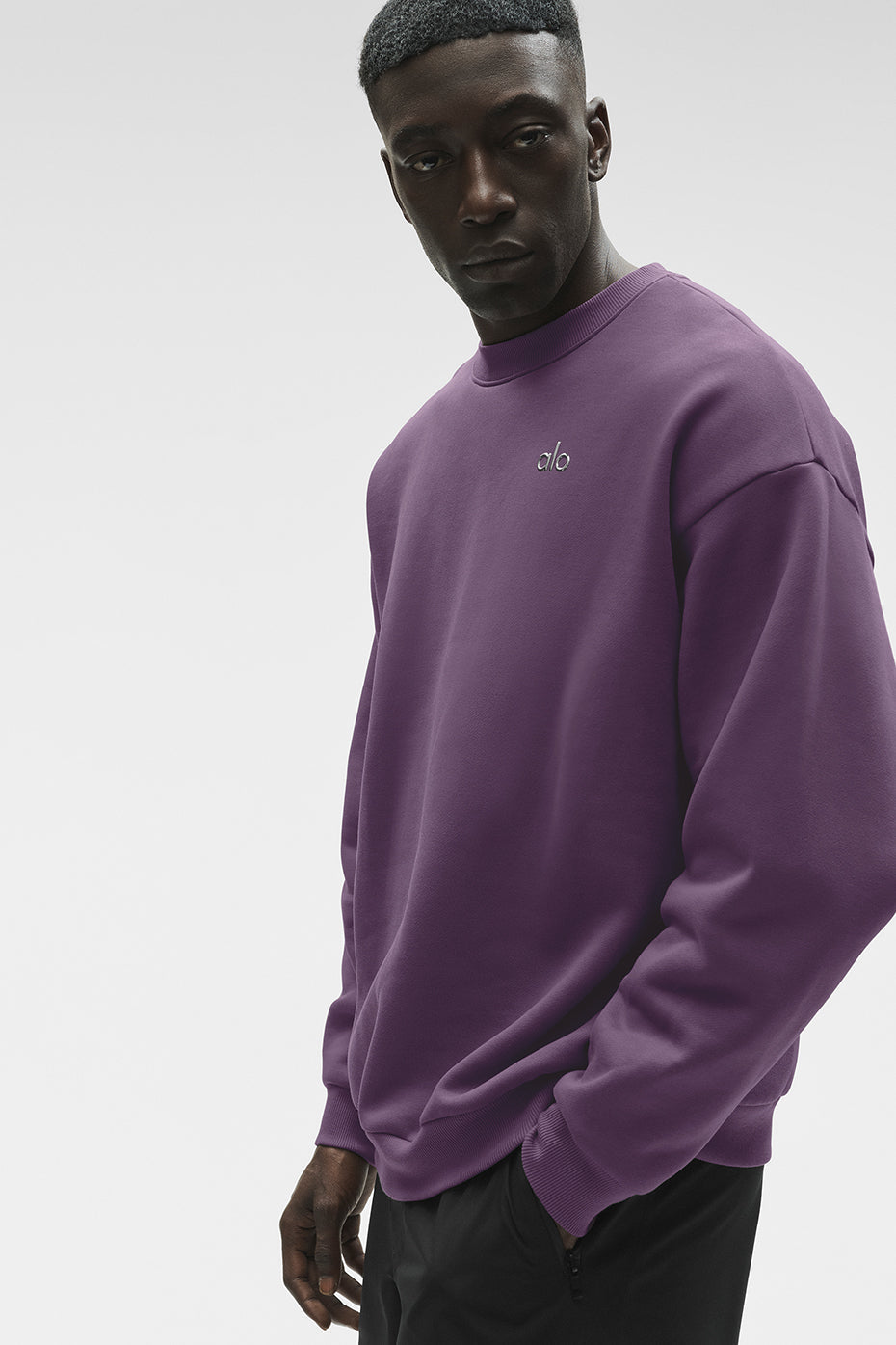 Accolade Crew Neck Pullover - Plum Kiss Man