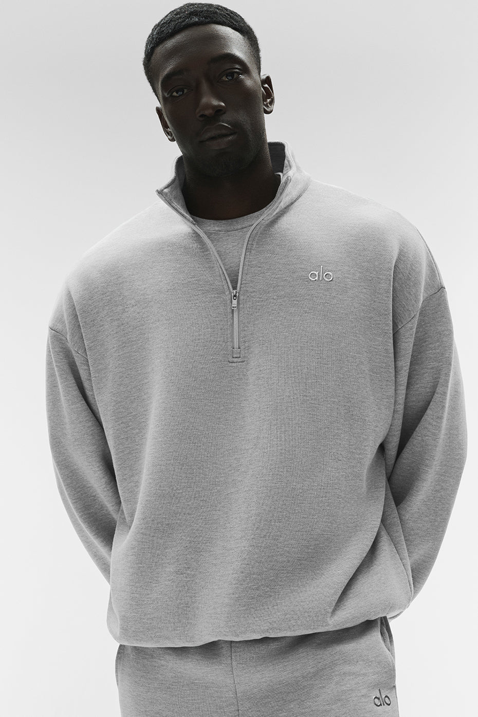 Accolade 1/4 Zip Pullover - Athletic Heather Grey Man