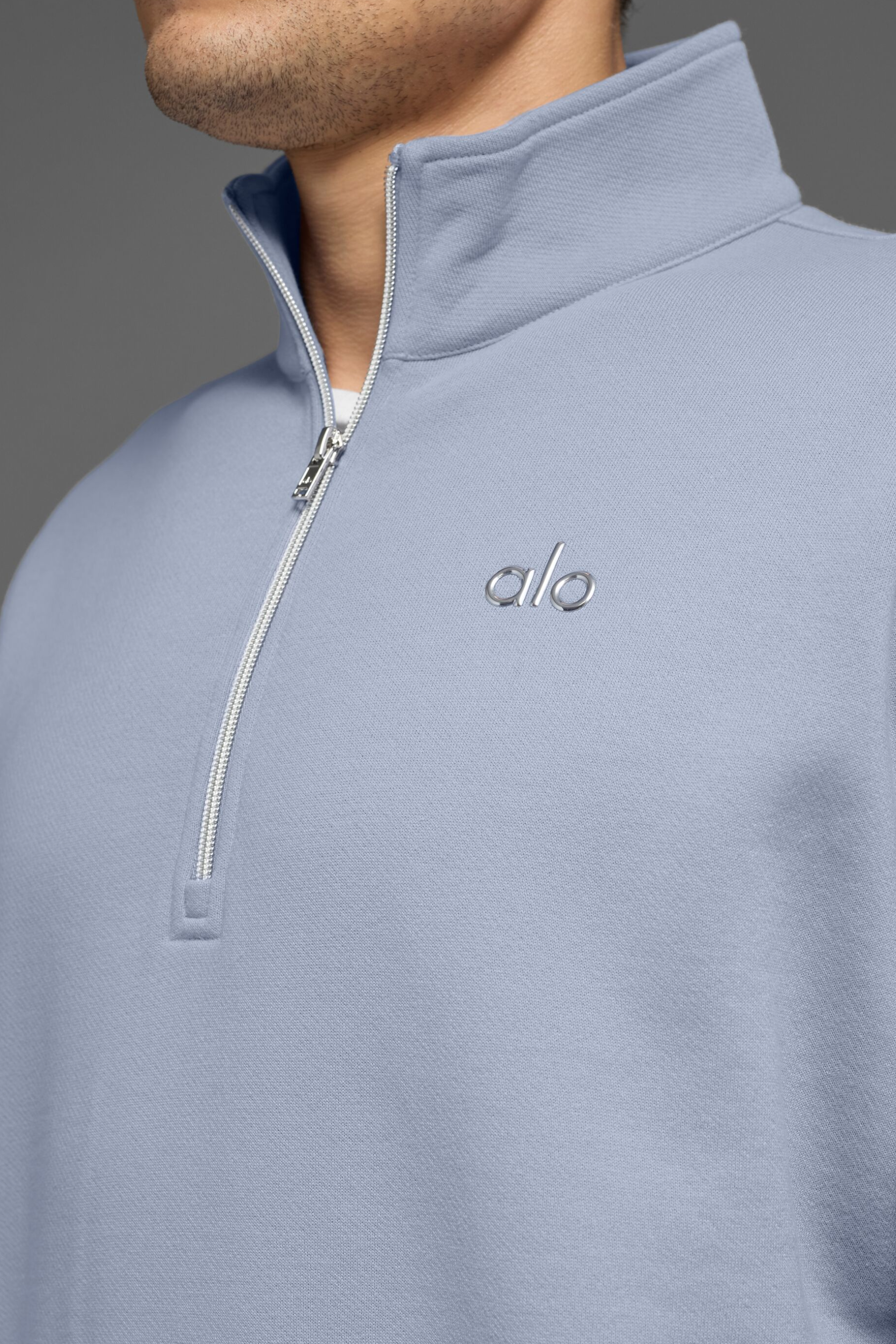 Accolade 1/4 Zip Pullover - Winter Frost Man