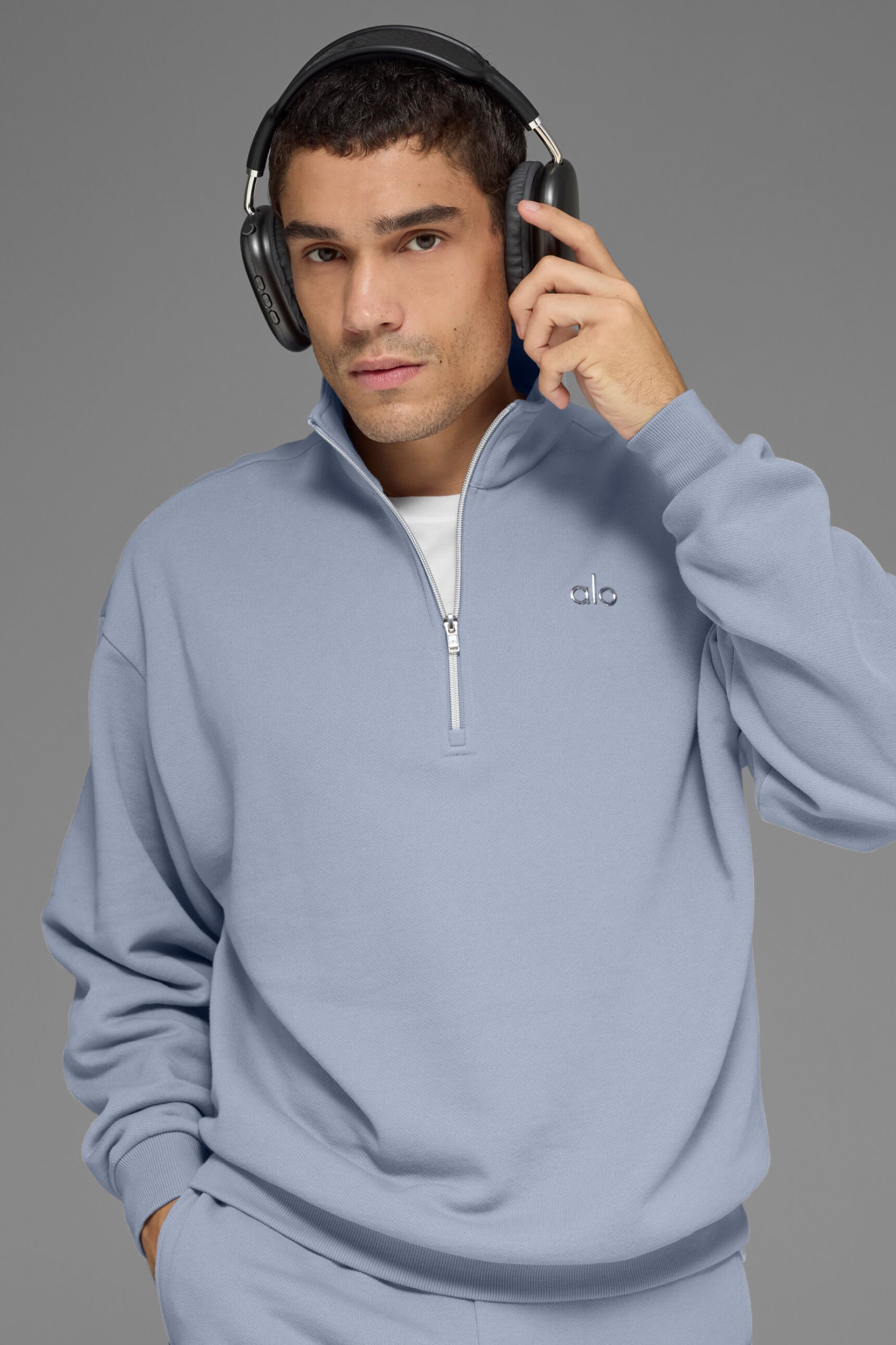 Accolade 1/4 Zip Pullover - Winter Frost Man