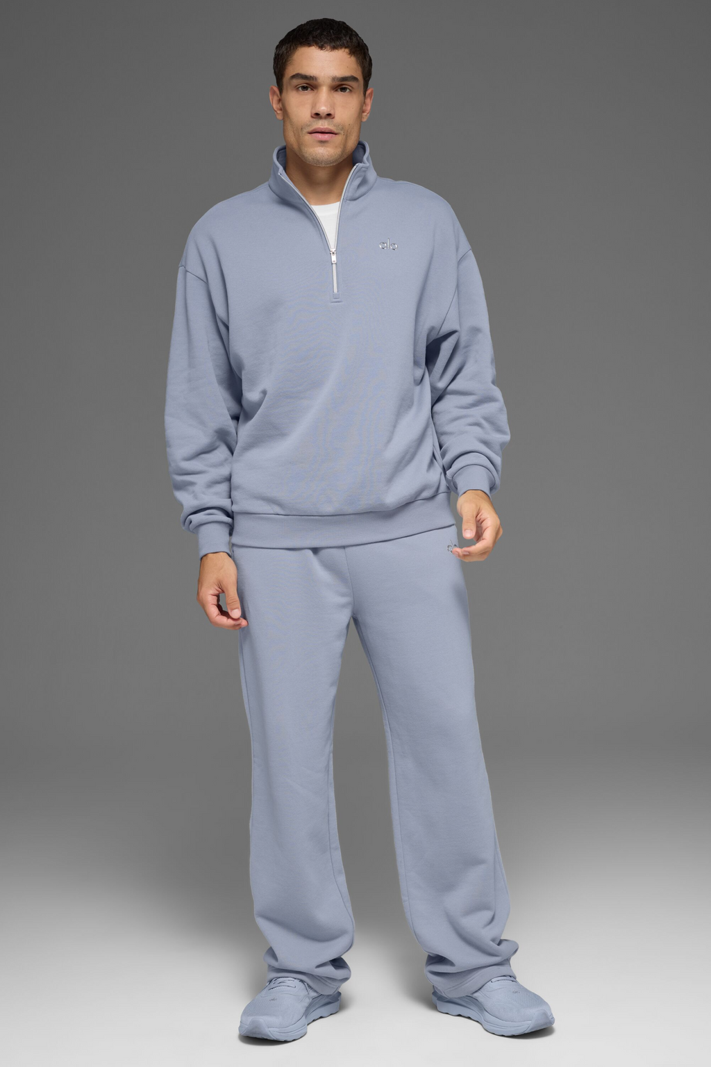 Accolade 1/4 Zip Pullover - Winter Frost Man