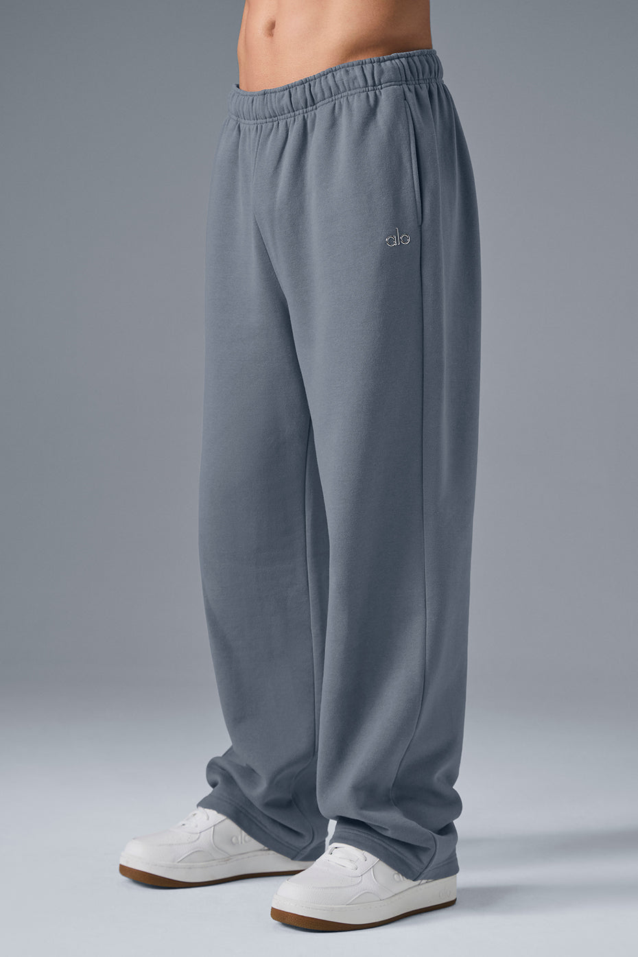Accolade Straight Leg Sweatpant - Steel Grey Man