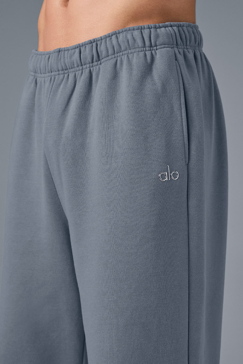 Accolade Straight Leg Sweatpant - Steel Grey Man