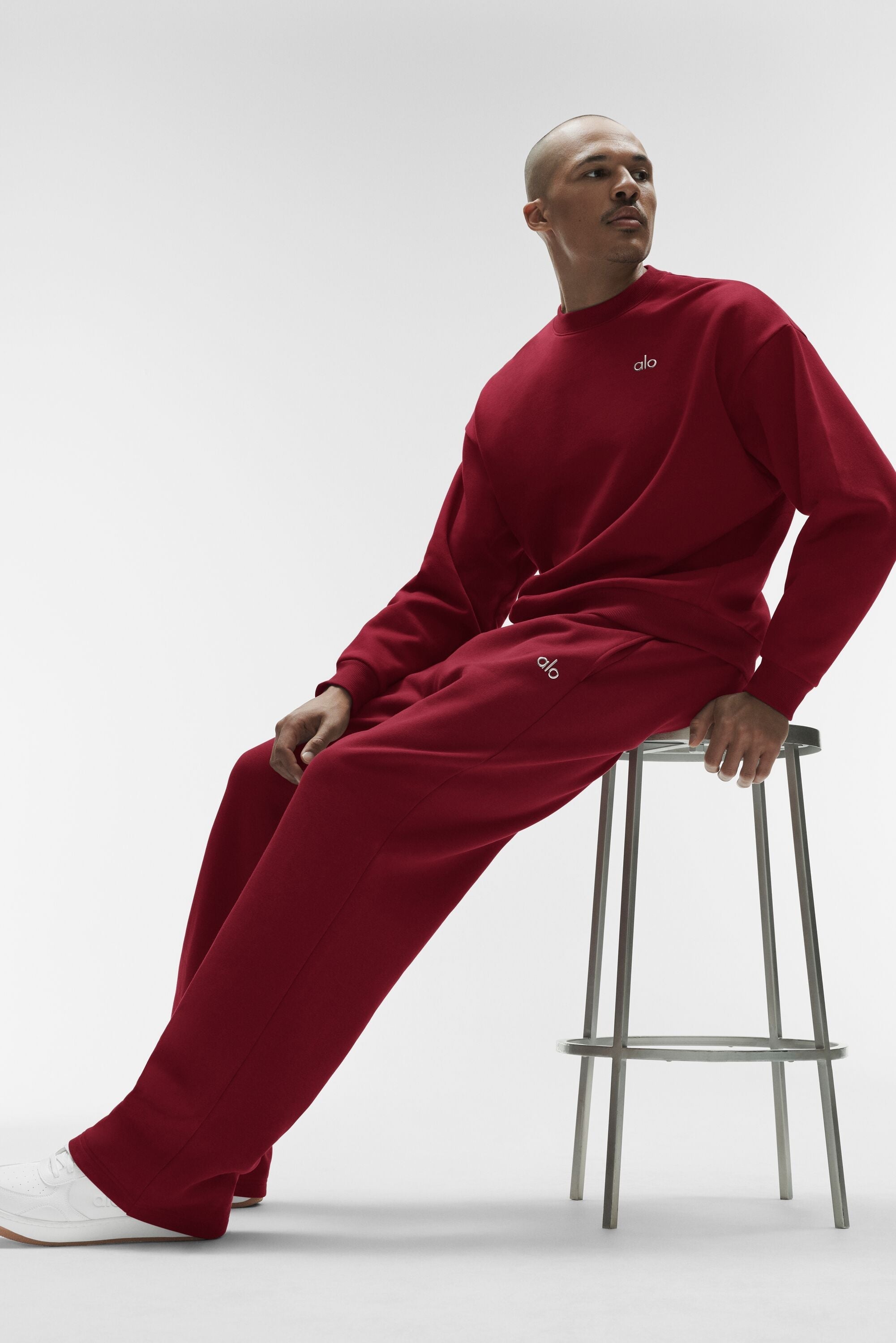 Accolade Straight Leg Sweatpant - Summer Romance Red Man